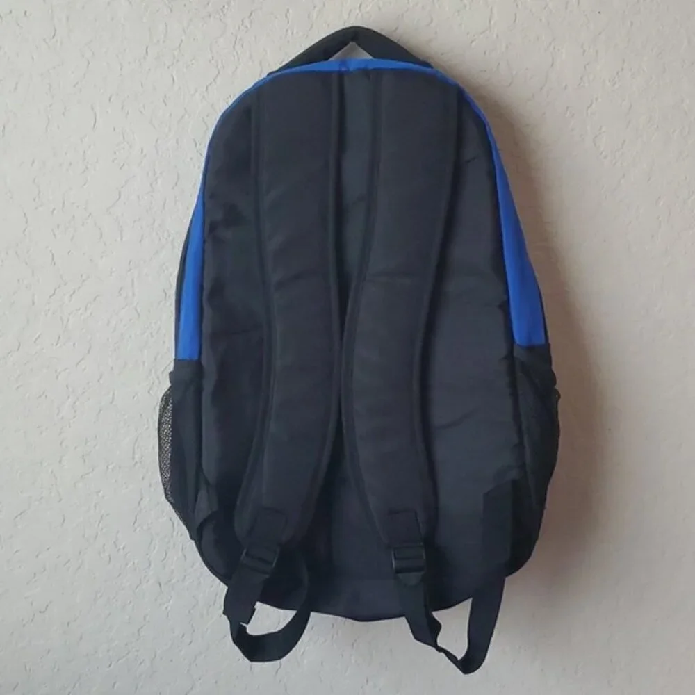 Sea World San Antonio Official Backpack Large Blue Black Multiple Pockets Zipper
